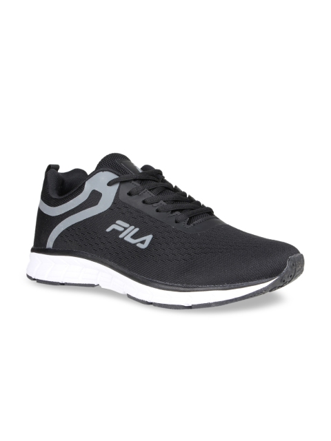

FILA Men Black PU Running Shoes
