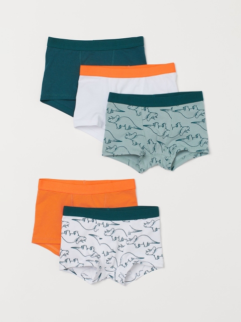 

H&M Boys 5 Pack Boxer Shorts 0767126014, White