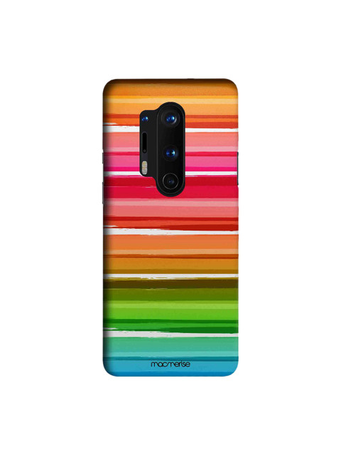 

macmerise Multicoloured Colourful Brush Strokes OnePlus 8 Pro Back Case, Multi