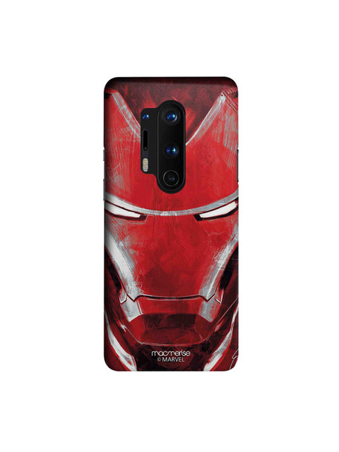 

macmerise Red Marvel Comics Charcoal Art Iron Man OnePlus 8 Pro Back Case