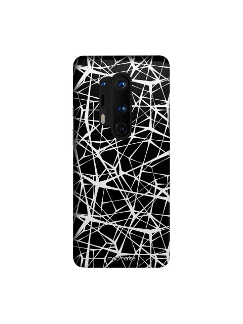 

macmerise Black & White Grunge Web OnePlus 8 Pro Back Case