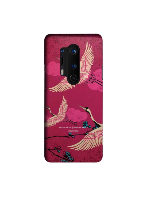 

macmerise Pink & Yellow Flying Flamingoes OnePlus 8 Pro Back Case