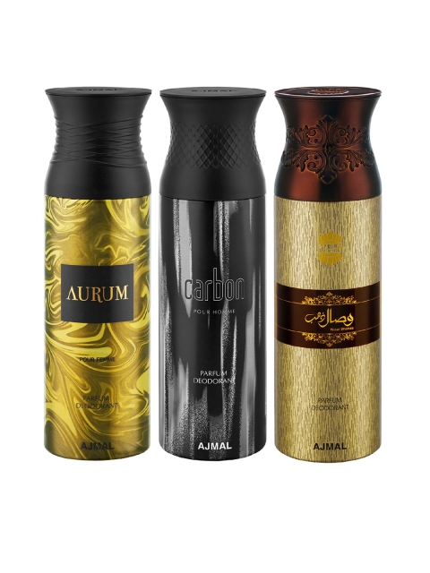 

Ajmal Unisex Set of 3 Deodorants, Multi