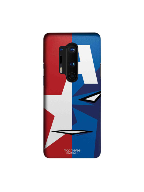 

macmerise Face Focus Captain America OnePlus 8 Pro Back Cover, Red
