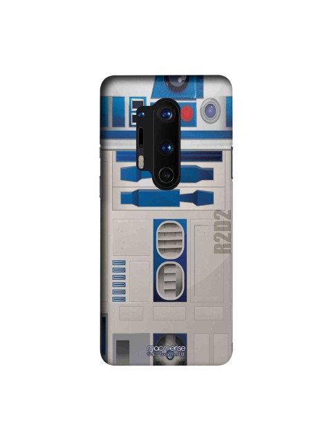 

macmerise Grey & Blue Star Wars Attire R2D2 OnePlus 8 Pro Back Case