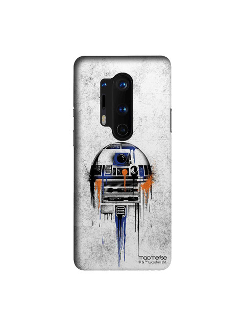 

macmerise Grey & Black Star Wars Astro Droid OnePlus 8 Pro Back Case