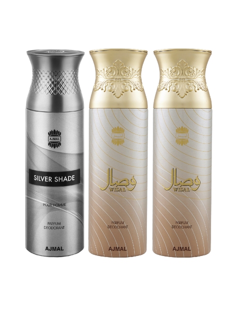 

Ajmal Unisex Set of 3 Deodorants, Multi