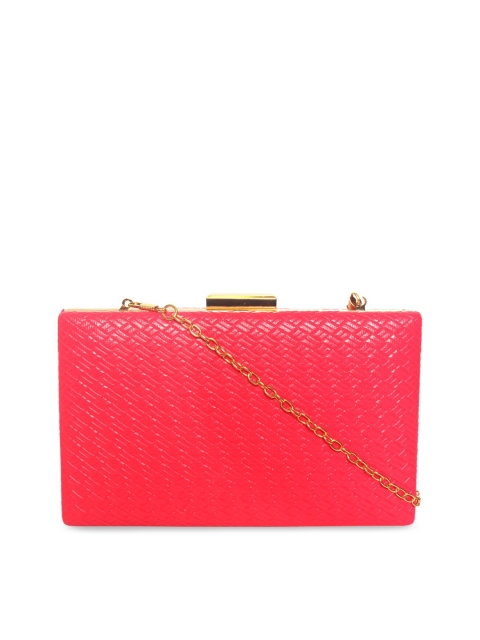 

CARA MIA Pink Textured Purse Clutch