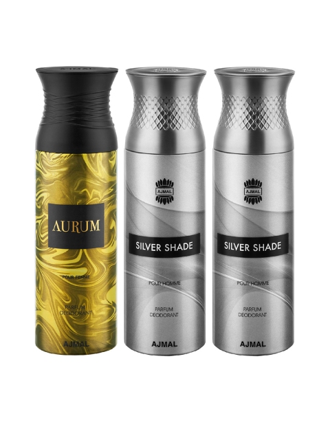 

Ajmal Unisex Set of 3 Deodorant, Multi