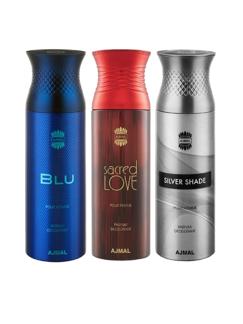 

Ajmal Unisex Set of 3 Deodorant, Multi