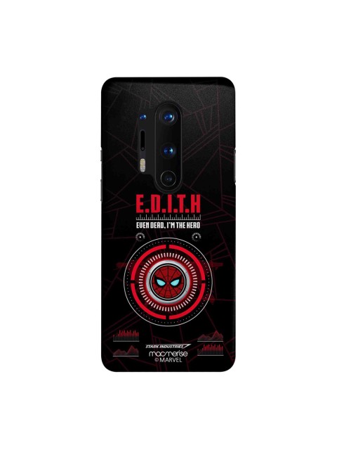 

macmerise Black & Red Marvel Comics Hello Edith OnePlus 8 Pro Back Case