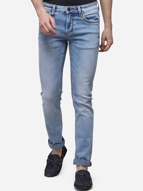 

JADE BLUE Men Blue Slim Fit Mid-Rise Clean Look Jeans