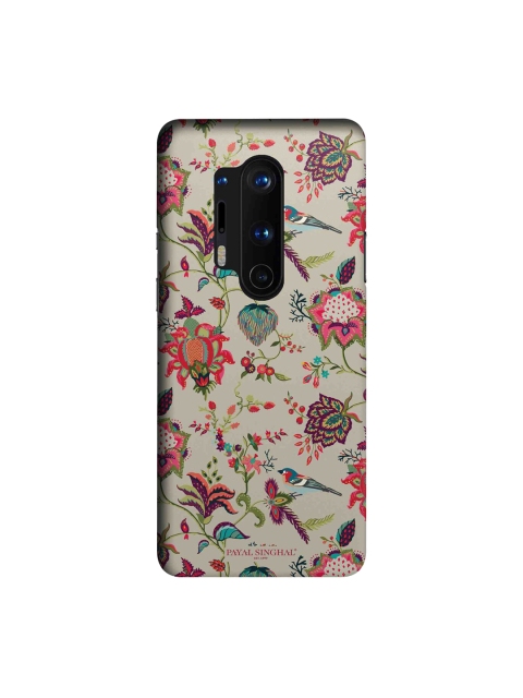 

macmerise Beige & Red Payal Singhal Chidiya OnePlus 8 Pro Back Case