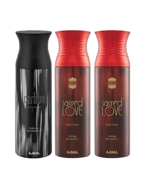 

Ajmal Unisex Set of 3 Deodorants, Multi