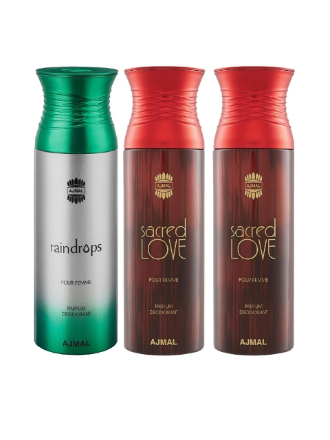 

Ajmal Women Set of 3 Deodorants, Multi