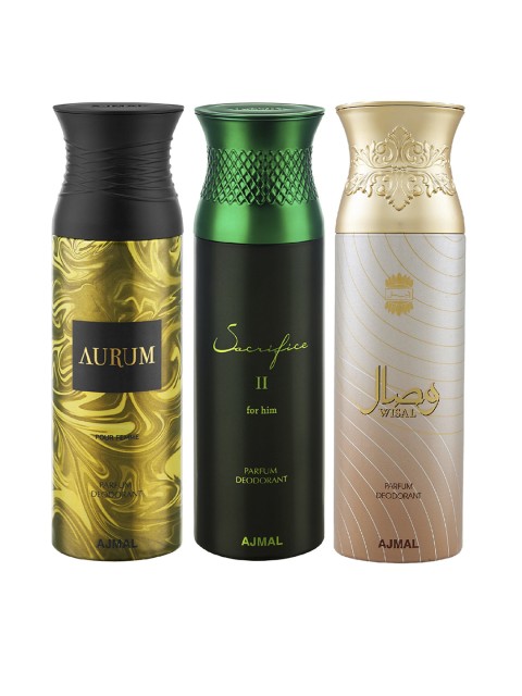 

Ajmal Unisex Set of 3 Deodorant, Multi