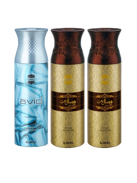 

Ajmal Unisex Set of 3 Deodorant, Multi