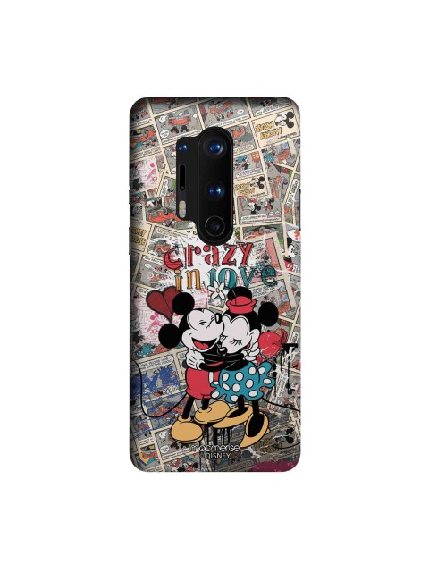

macmerise Multicoloured Disney Crazy In Love OnePlus 8 Pro Back Case, Multi