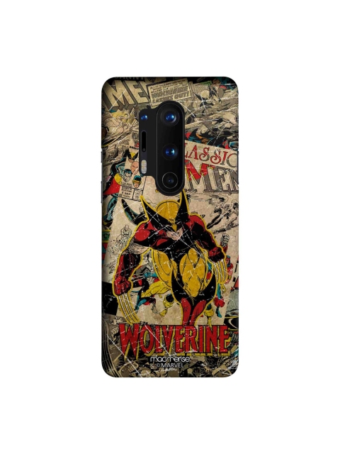 

macmerise Beige & Yellow Marvel Comics Wolverine OnePlus 8 Pro Back Case
