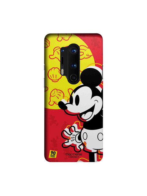 

macmerise Red & Yellow Disney Mickey OnePlus 8 Pro Back Case