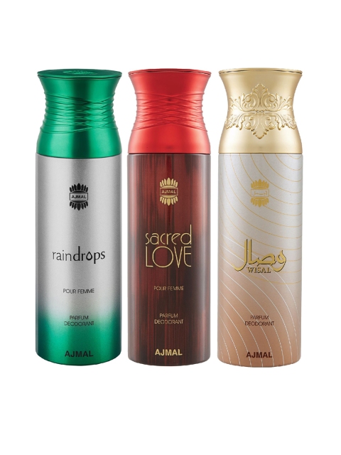 

Ajmal Women Set of 3 Deodorants, Multi