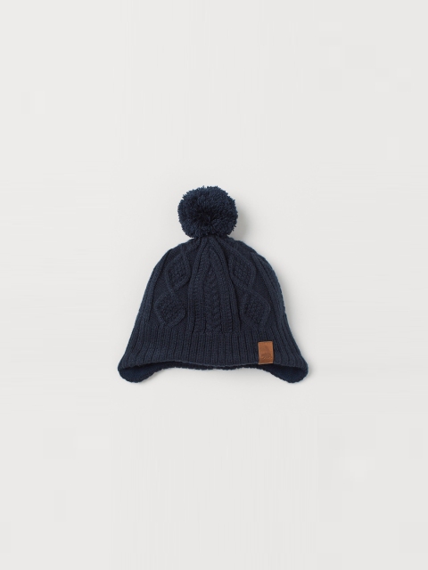 

H&M Boys Blue Fleece Lined Beanie