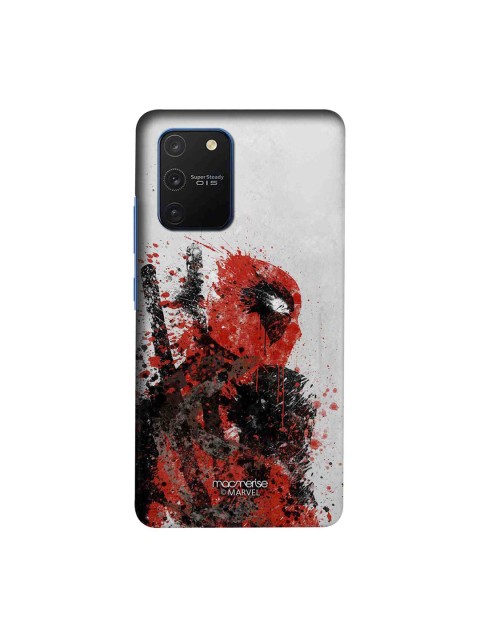 

macmerise White & Red Marvel Comics Pool Strokes Samsung Galaxy S10 Lite Back Case