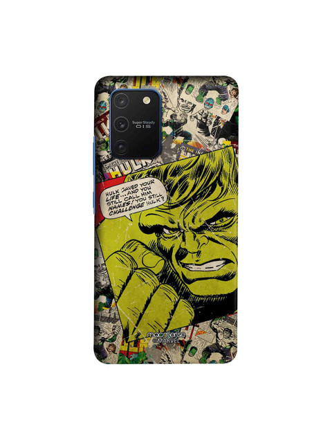 

macmerise Green & Black Marvel Comics Hulk Samsung Galaxy S10 Lite Back Case