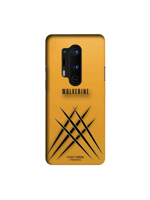 

macmerise Yellow & Black Marvel Comics Minimalistic Wolverine OnePlus 8 Pro Back Case