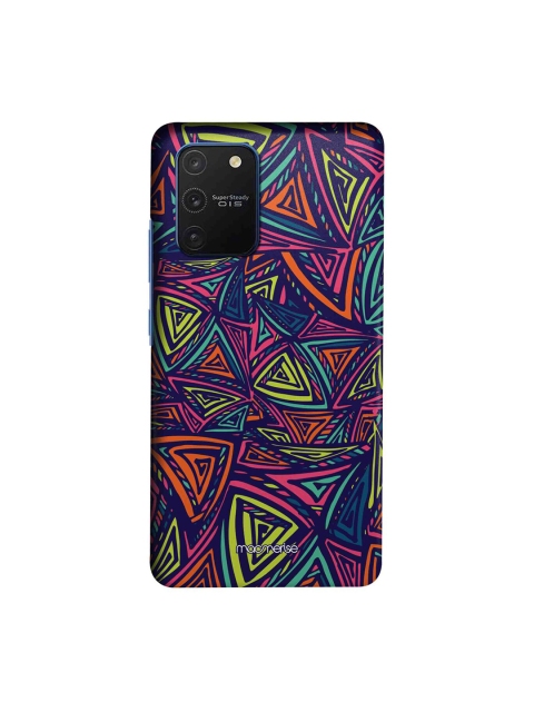 

macmerise Multicoloured Neon Angles Samsung Galaxy S10 Lite Back Case, Multi
