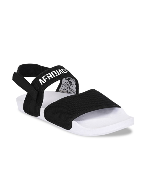 

AfroJack Men Black Sports Sandals