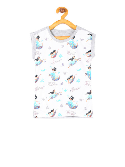 

Colt Girls White Printed Top