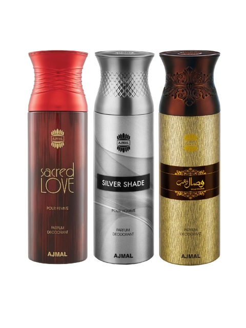 

Ajmal Pack of 3 Deodorants, Multi