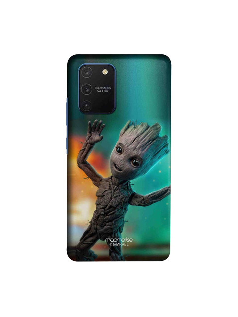 

macmerise Green & Grey Marvel Comics Baby Groot Dance Samsung Galaxy S10 Lite Back Case