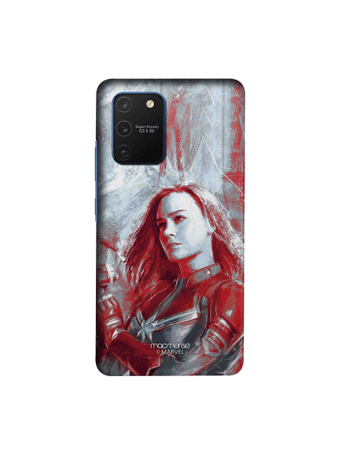 

macmerise Grey & Red Marvel Comics Charcoal Art Captain Marvel Samsung Galaxy S10 Lite Back Case