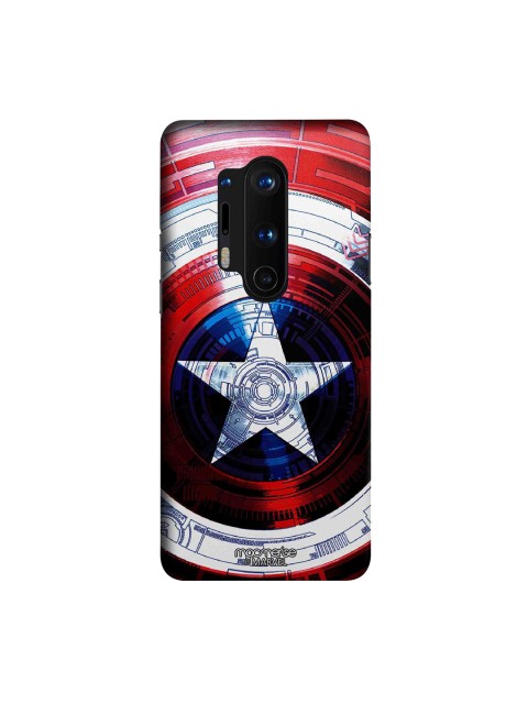 

macmerise Red & Blue Marvel Comics Captains Shield Decoded OnePlus 8 Pro Back Case