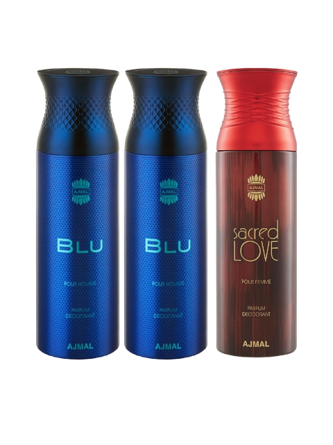 

Ajmal Pack of 3 Deodorants, Multi