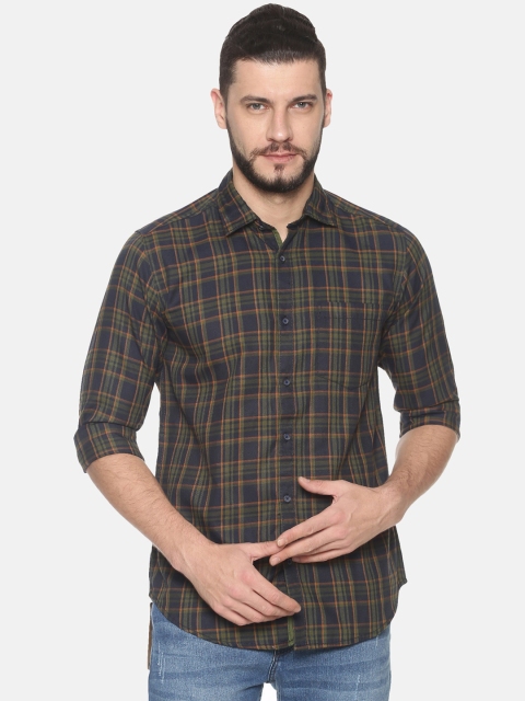 

IVOC Men Multicoloured Slim Fit Checked Casual Shirt, Multi