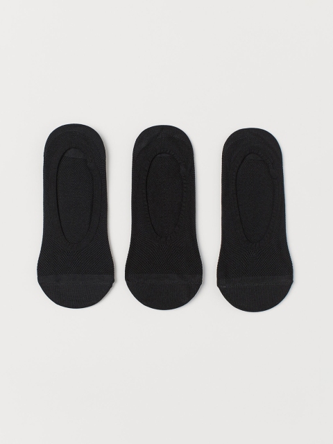 

H&M Women Black 3-Pack Liner Socks