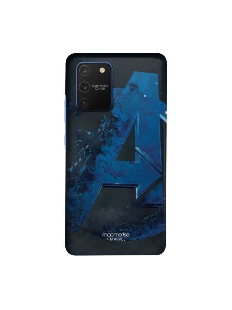

macmerise Blue & Black Marvel Comics Endgame Logo Samsung Galaxy S10 Lite Back Case