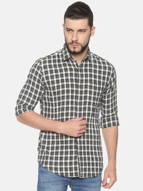 

IVOC Men Multicoloured Slim Fit Checked Casual Shirt, Multi