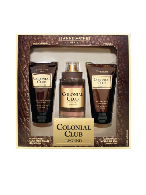 

Jeanne Arthes Men Colonial Club Legend Fragrance Gift Set, Transparent