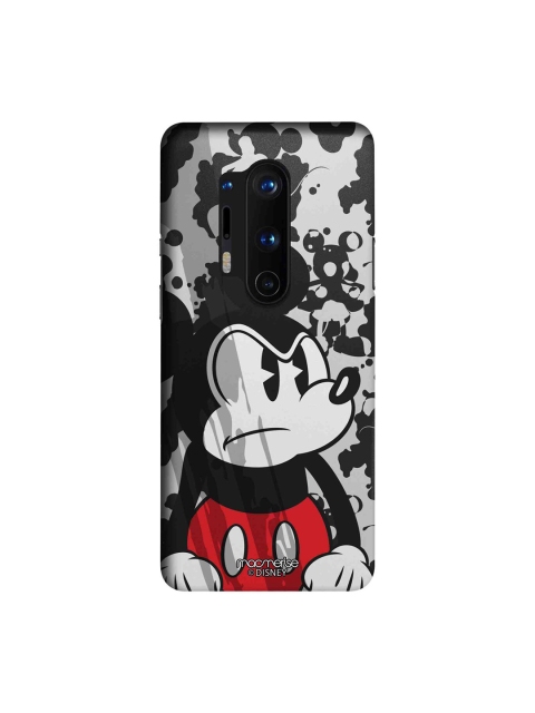 

macmerise Black & Grey Disney Grumpy Mickey OnePlus 8 Pro Back Case