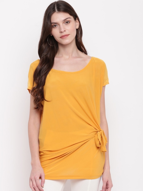 

Mayra Women Yellow Solid Top