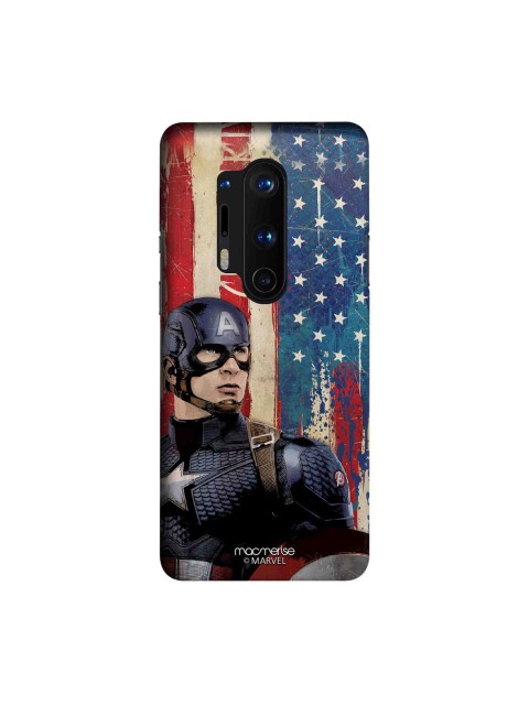 

macmerise Blue & Red Marvel Comics American Captain OnePlus 8 Pro Back Case