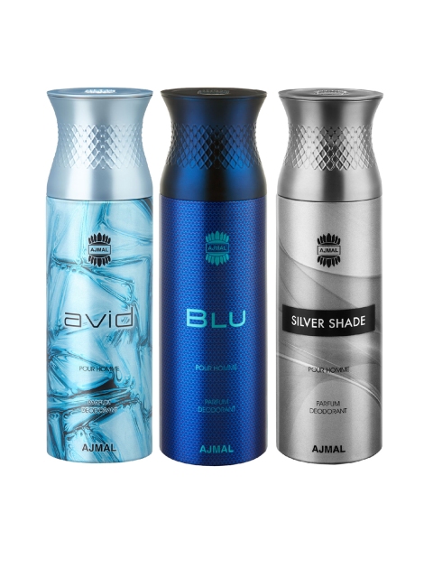 

Ajmal Men Pack of 3 Deodorants, Multi