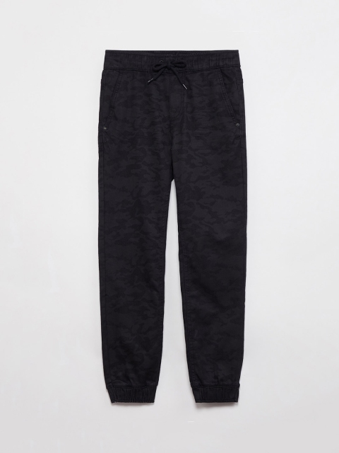 

max Boys Black Jogger Mid-Rise Clean Look Stretchable Jeans
