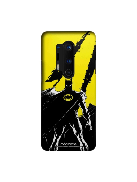 

macmerise Yellow & Black DC Comics Bat On The Lookout OnePlus 8 Pro Back Case
