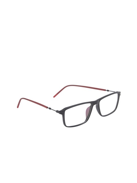 

VAST Unisex Black Solid Full Rim Rectangle Frames TR90_ANTIGLARE_001_BLACK_RED