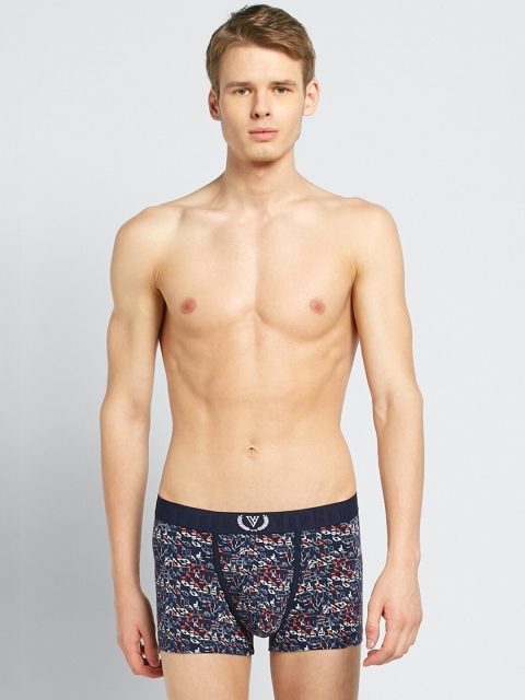 

Van Heusen Men Blue & White Printed Trunks IHETR1VSPT470004